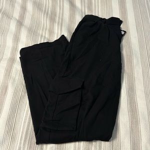 Garage black cargo trousers size small